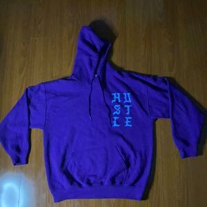 Hustle, purple, large, hoodie 